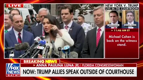 Anna Paulina Luna in support of President Trump