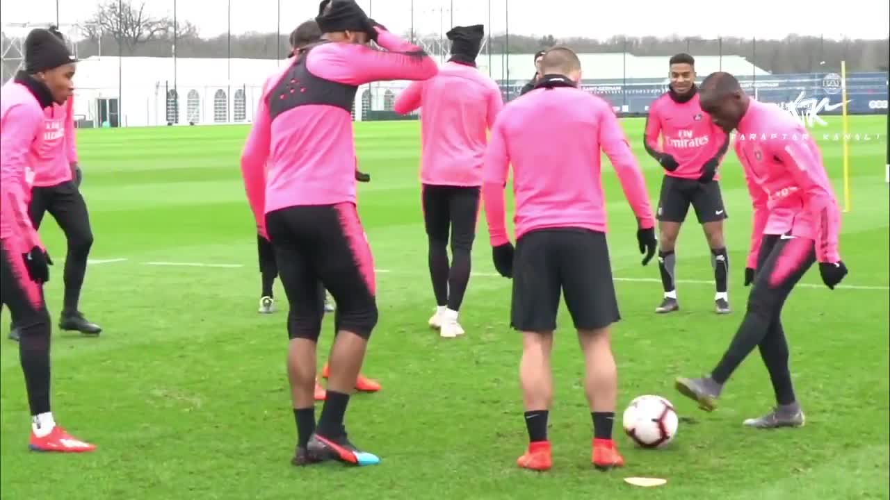 Funny Moments in Training Salah, Mbappe, Ronaldo