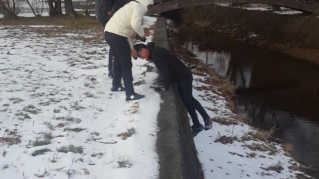 JUMPING ACROSS RIVER FAIL