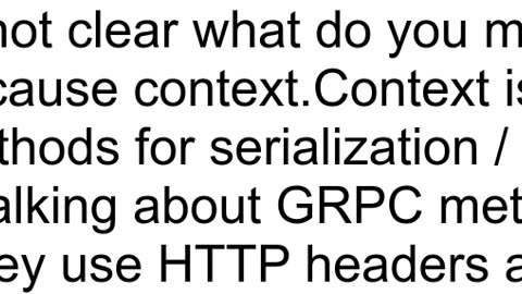 How grpcgo context transmit between client and server