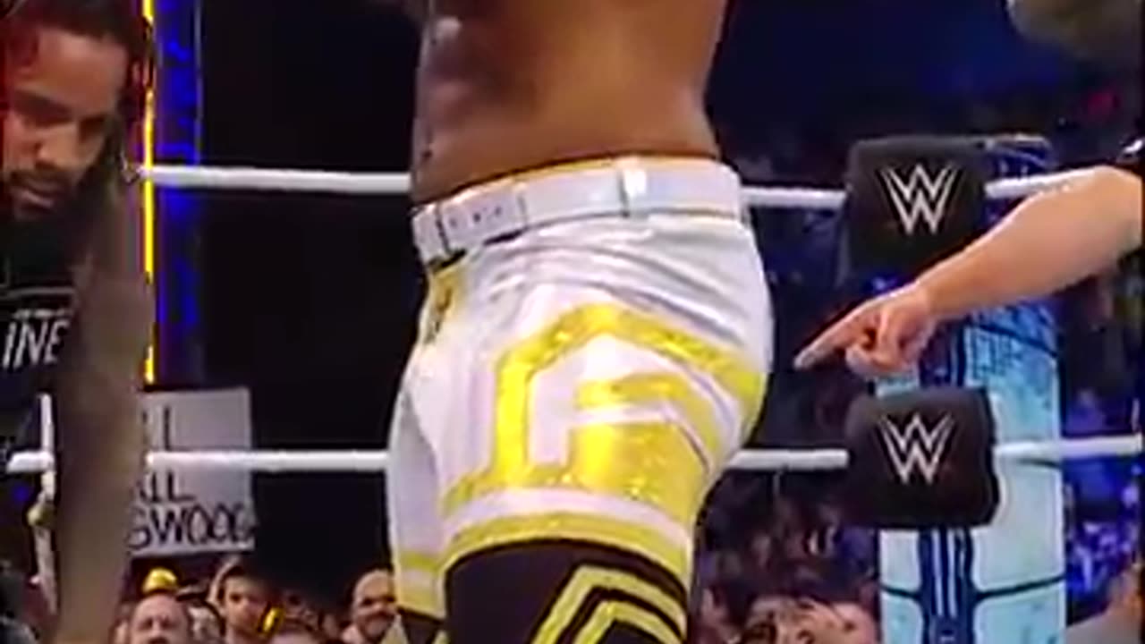 The Bloodline was not bending the knee to King Woods on this day in