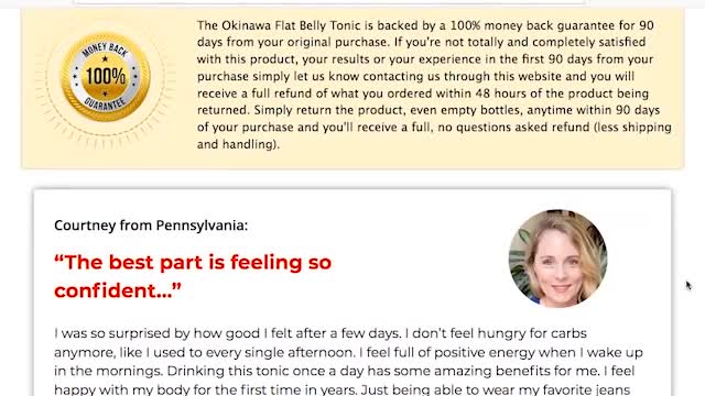 OKINAWA FLAT BELLY TONIC Review