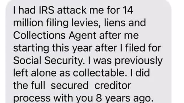 IRS RELEASED LEVY LIEN OF $14M! Big Win!