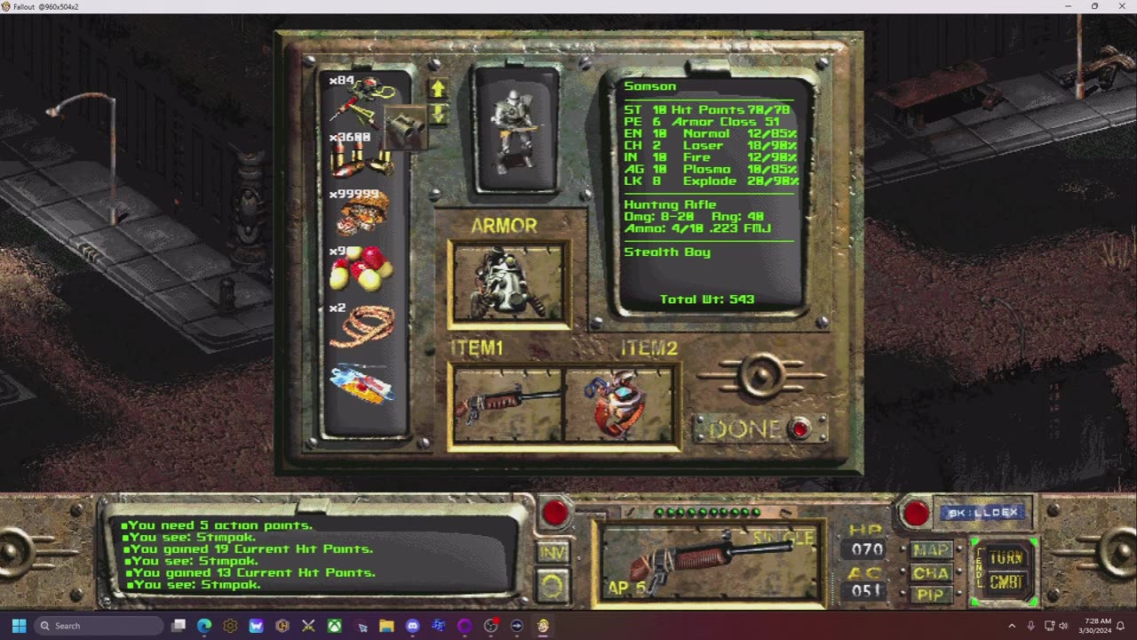 Fallout 1, GamePlay Part.1 - 011