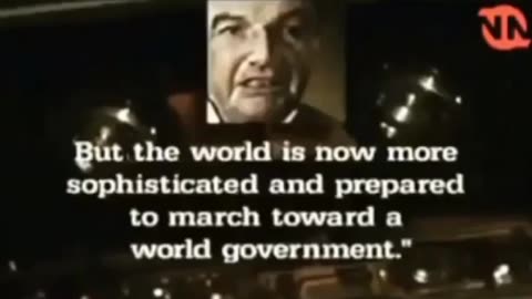 Rockefeller’s 1991 leaked speech will give you the chills. Take a listen and watch carefully.