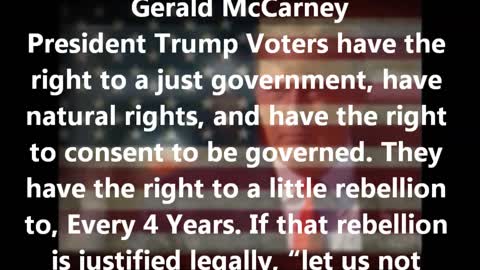 AMERICA HAS A RIGHT TO THE PRESIDENT WE CHOOSE AND NOT THE RIGHTS OF A VOTE FROM A MACHINE. GM