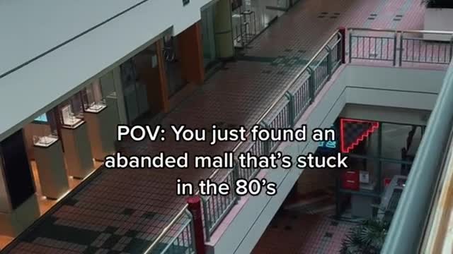 POV: You just found an abanded mall that's stuck in the 80's