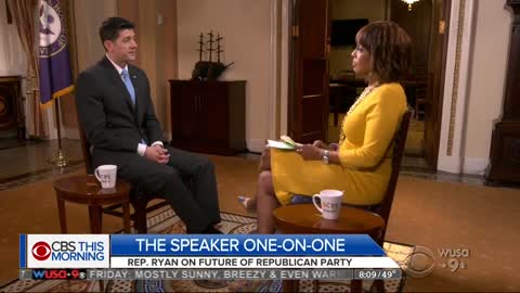 CBS' Gayle King hits Paul Ryan over lack of diversity in WH photo: 'I feel very excluded'