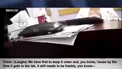 ABORTION CLINIC STAFFER SAYS SHE WILL DROWN A BABY WHO SURVIVES ABORTION IN A JAR OF SOLUTION