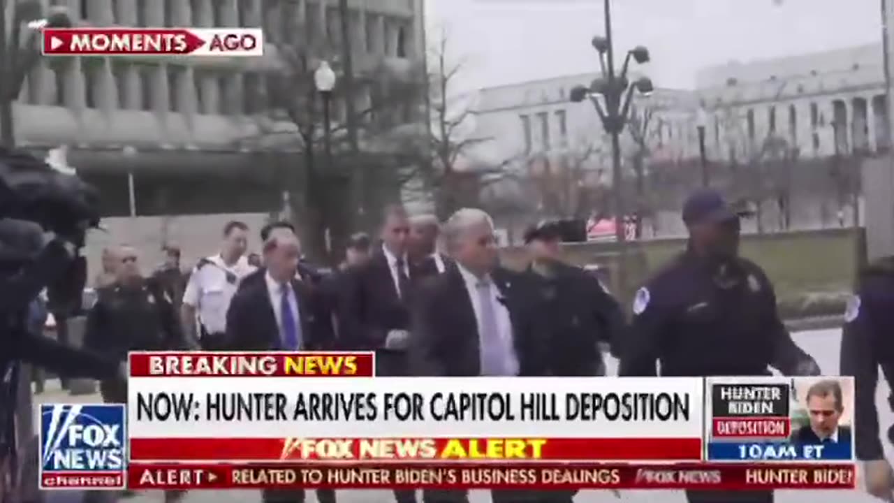 Hunter Biden Arrives at Capitol Hill for Closed Door Deposition