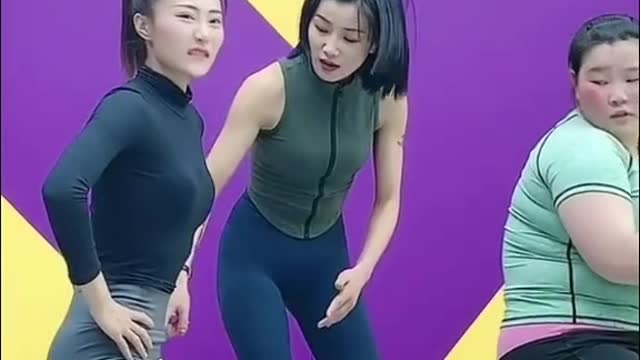 Stomach training Chinese women's.