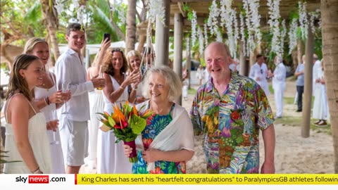 Post Office campaigner Alan Bates marries on billionaire Richard Branson's private island