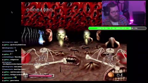 Beardson playing PS1 games on Project Eris