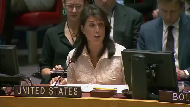 Nikki Haley condemns blame of Israel for violence at Gaza border