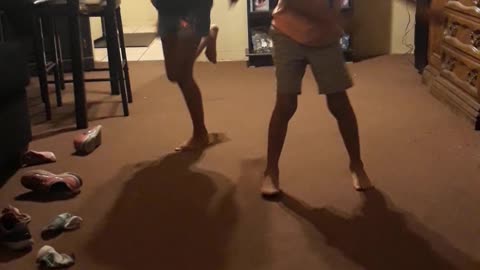 My kids dancing