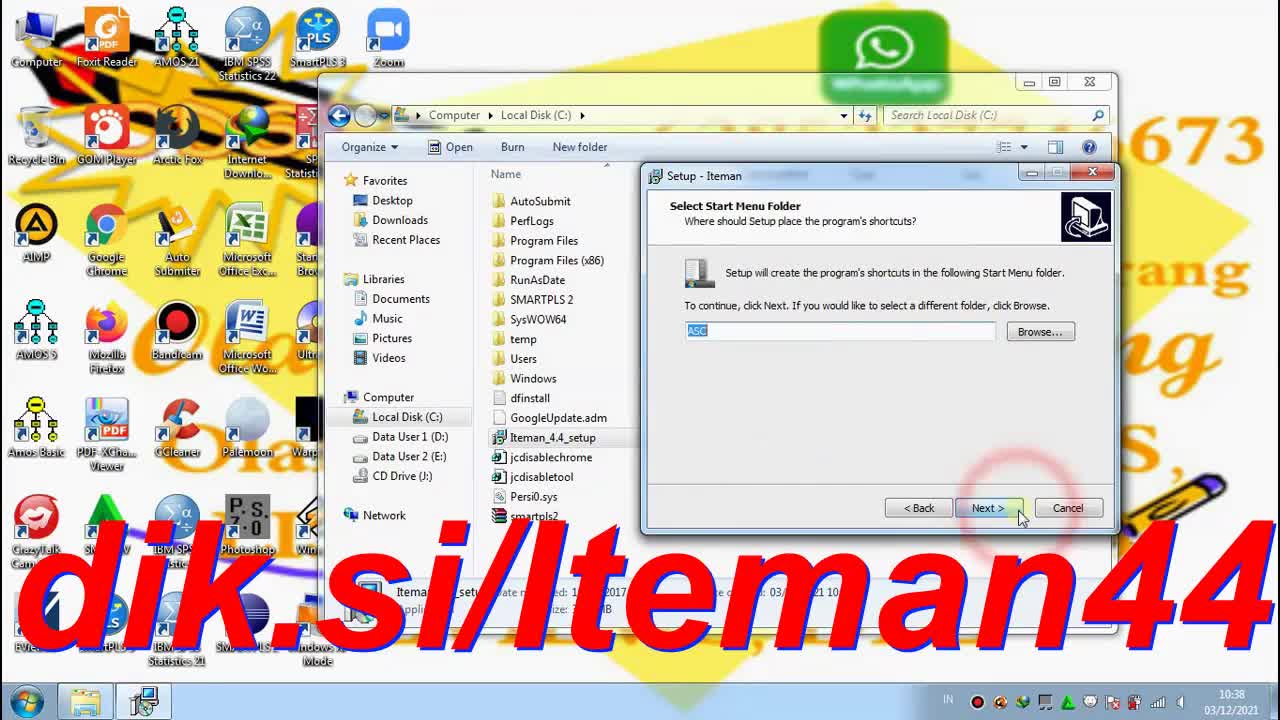 Instruction Install Iteman 4.4