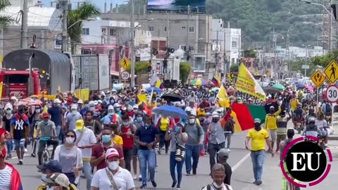 Así transcurren las marchas del 5 de mayo en Cartagena