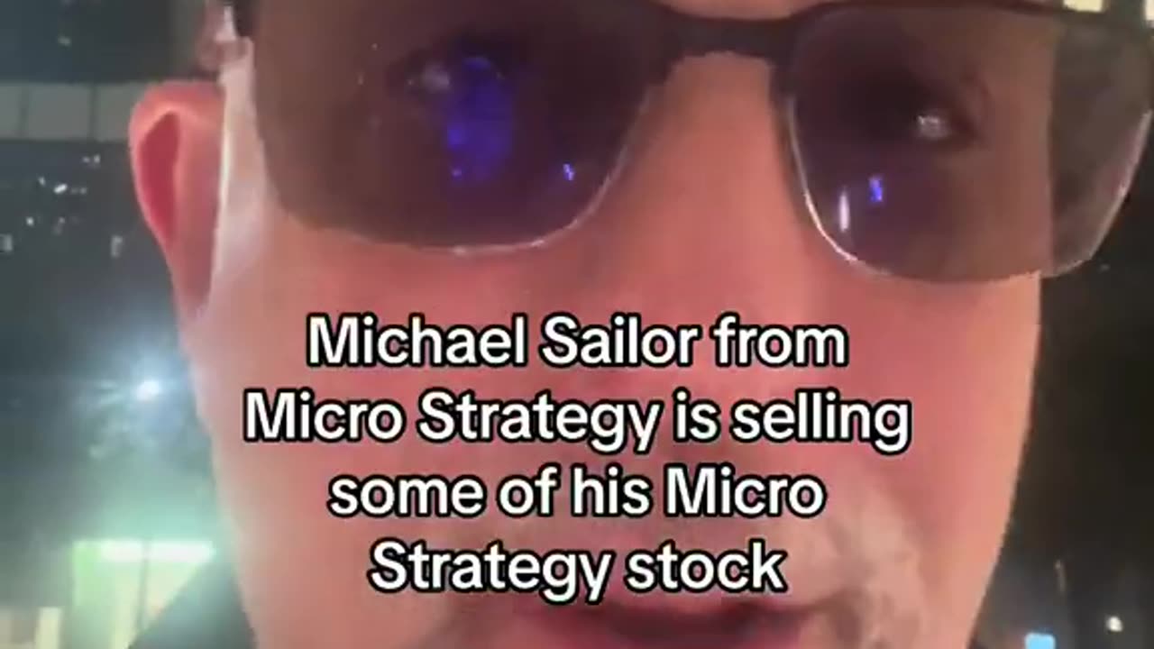Is Michael Saylor Selling