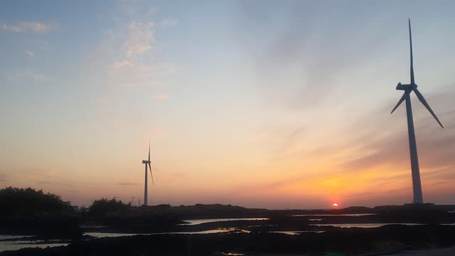 Jeju Island sunset