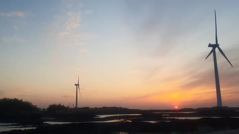 Jeju Island sunset