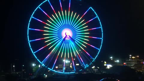 Ferris wheel illumination