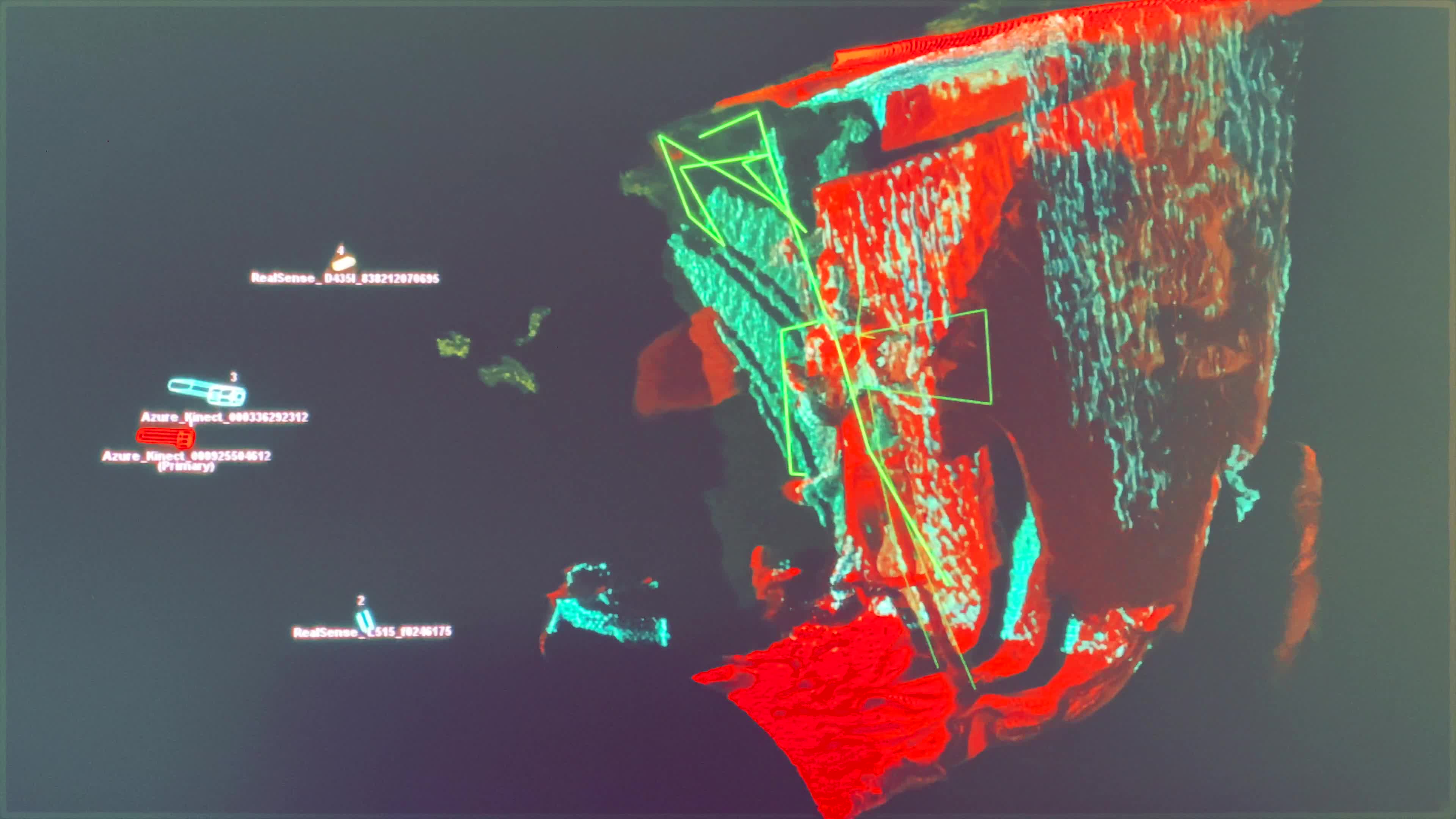 Depth Camera Central Volume 24: Aligning 3D Point Clouds with Multiple Depth Camera's