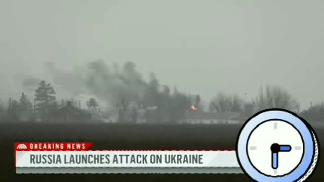 Russia Launches Attack On Ukraine Overnight