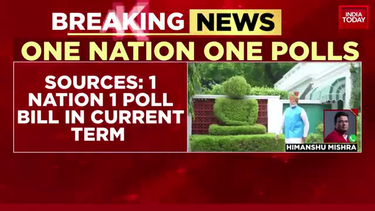 Centre To Bring Bill On One Nation One Election During Its Current Term Sources