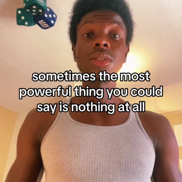 Sometimes The Most Powerful Thing You Can Say Is Nothing At All
