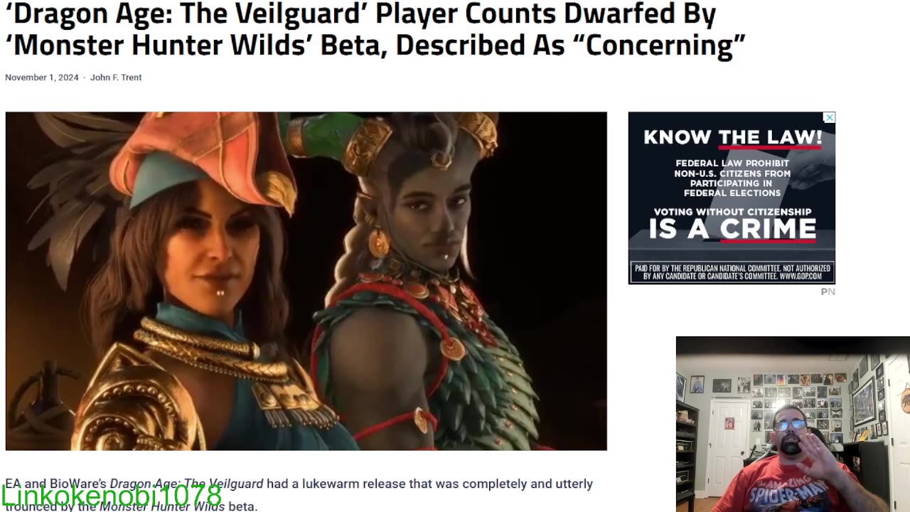 DA Veilguard Player Counts Gets Debunked By Monster Hunters Wilds Beta