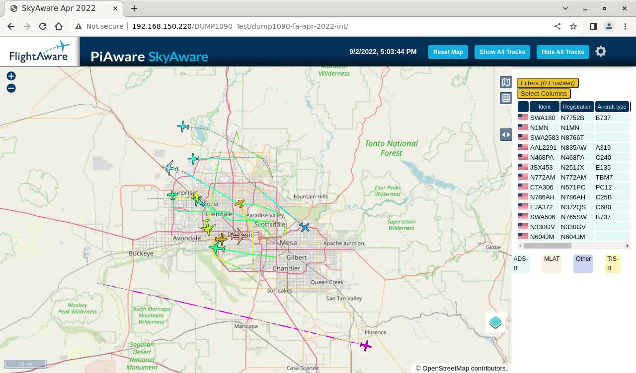 September 3rd 2022 time lapse
