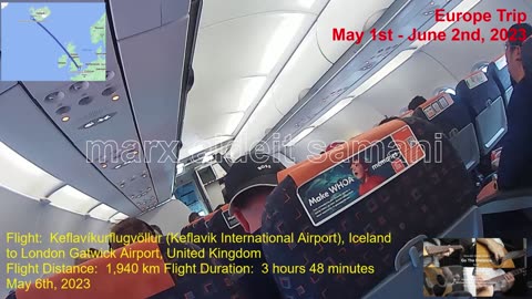 May 6th, 2023 12b Flight KEF to LGW