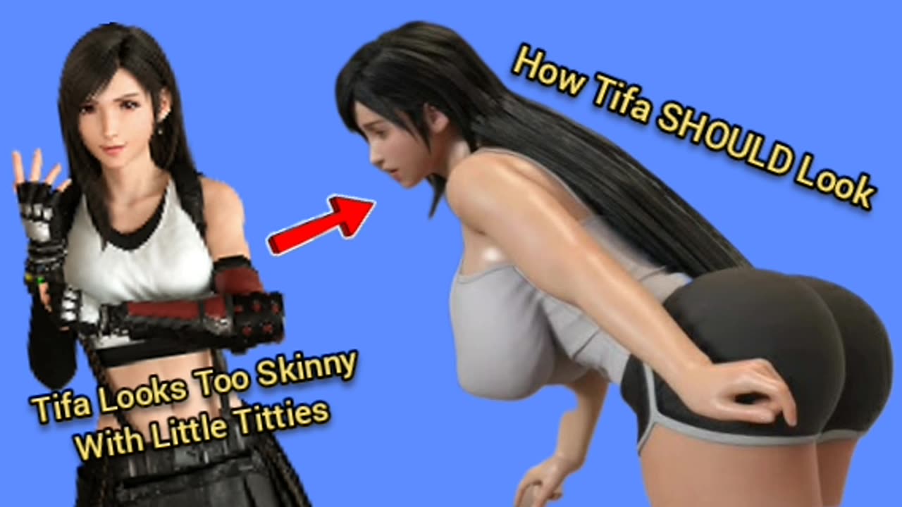 Tifa Is Not Loving Towards Cloud Nor Is Her Titties Big Enough (She Need To Be Better)