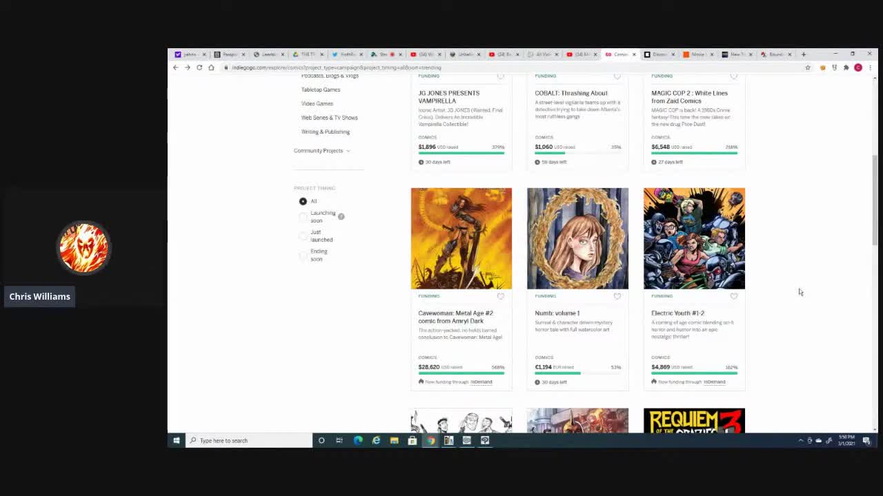 Monday Comic Book Show Live