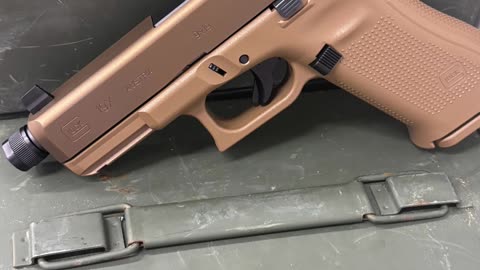 The #Glock19X MOS Threaded Barrel #9mm