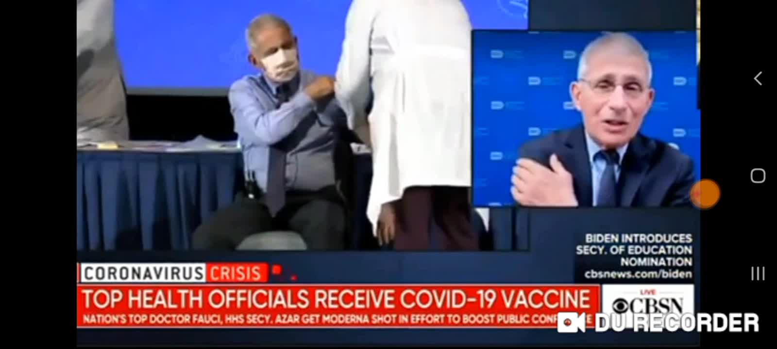 Dr. Fauci Faked covid vaccine