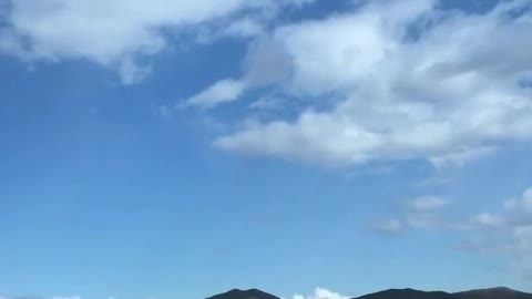 sky and grassland
