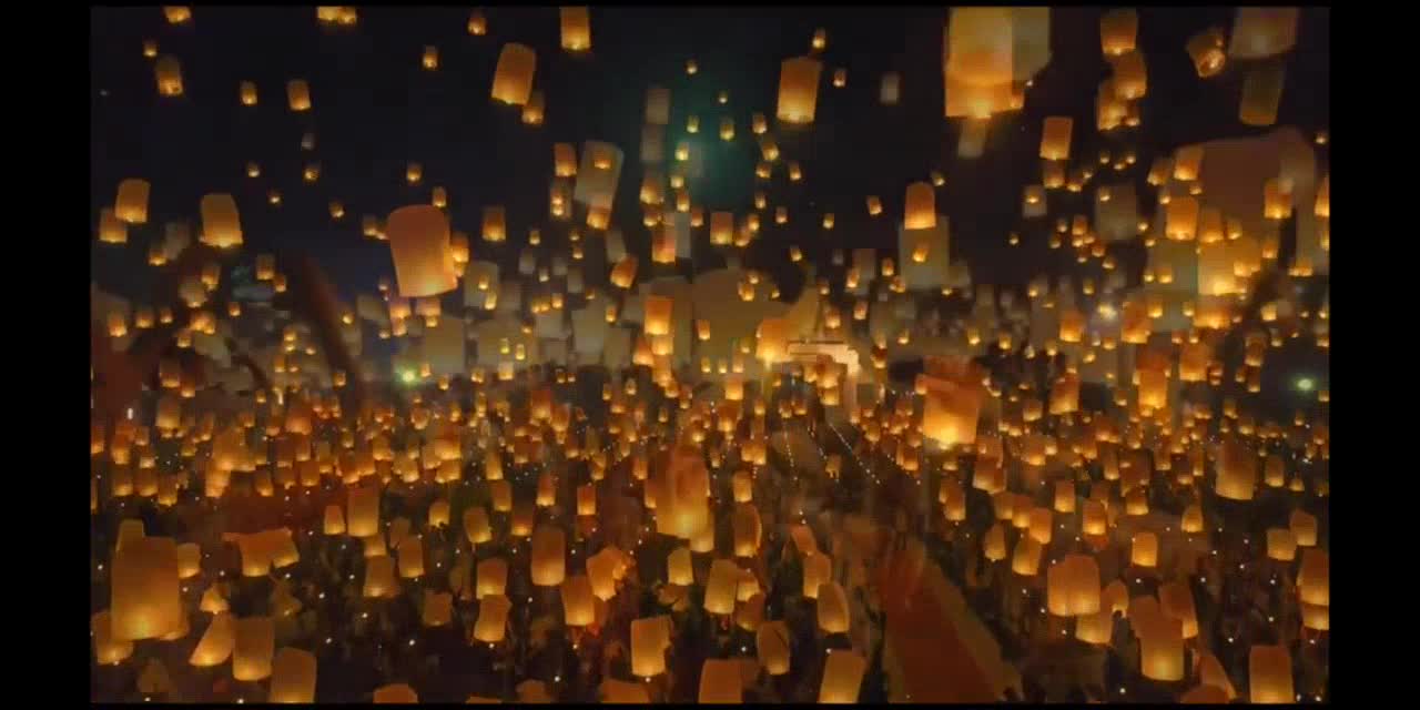 Beautiful sky lantern