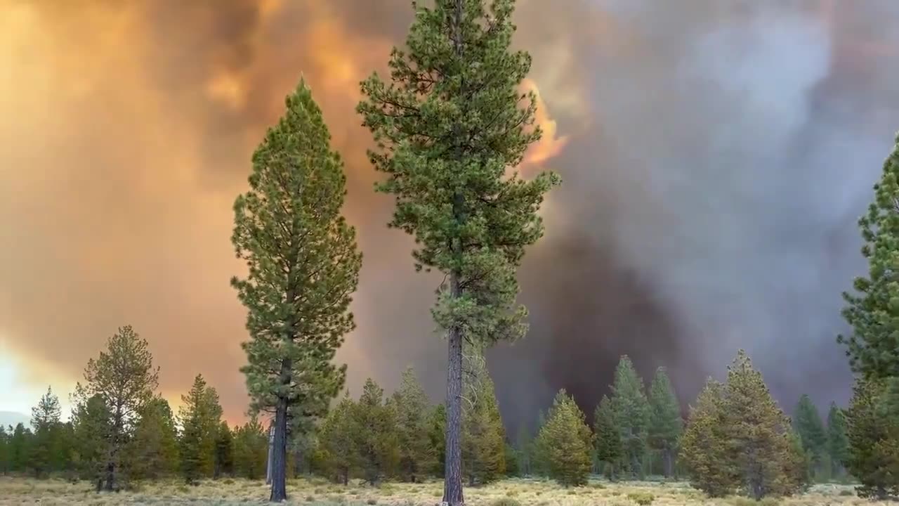 DEVELOPING! Oregon: A new fire has started outside La Pine, Oregon