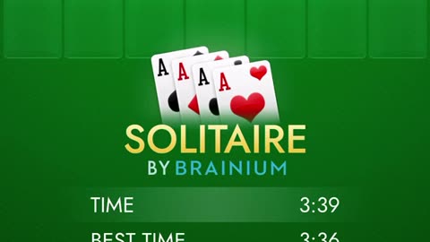 SOLITAIRE | ALMOST BEAT MY BEST TIME?