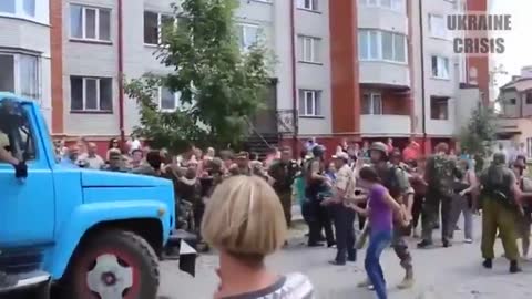 **VERY GRAPHIC** raw footage of the conflict in Ukraine