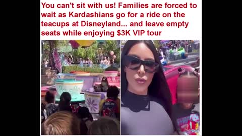 Kim Kardashian & Family Pay $3k for Disneyland VIP Tour. Get Extra Space and Force Crowds to Wait!