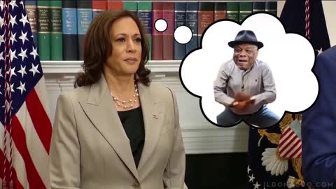 Is this whats going on Kamala's head