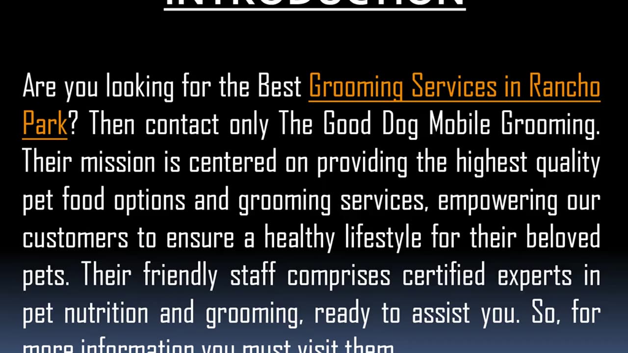 Best Grooming Services in Rancho Park