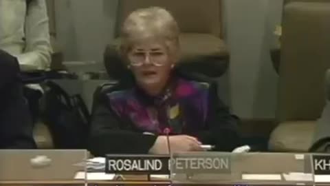 UN Council assembly meeting in 2006, on the subject of chemtrails and what they’re doing.