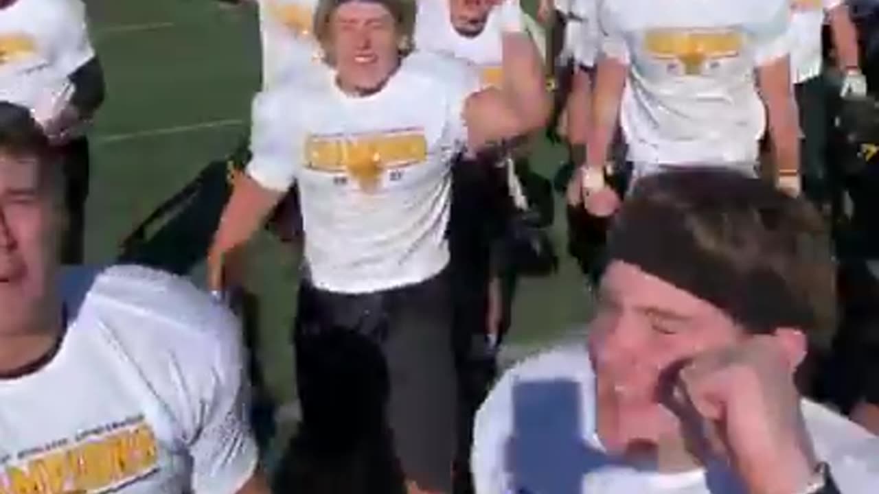 November 6, 2021 - DePauw Football Team After Clinching NCAC Championship