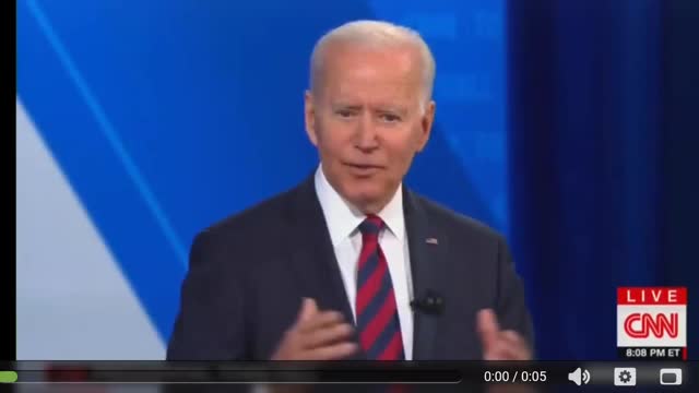 Biden Says you won't get covid if you get vaccinationated