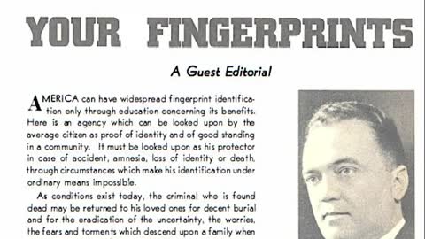 First They Came For Your Fingerprints . . . #PropagandaWatch