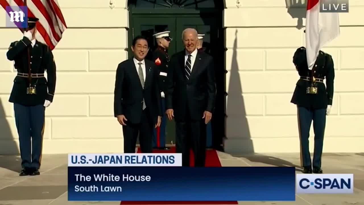 Awkward moment Joe Biden ignores questions on classified documents chaos from reporters