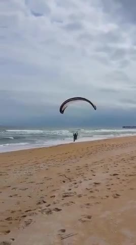 Powered Paragliding Over Flagler Beach